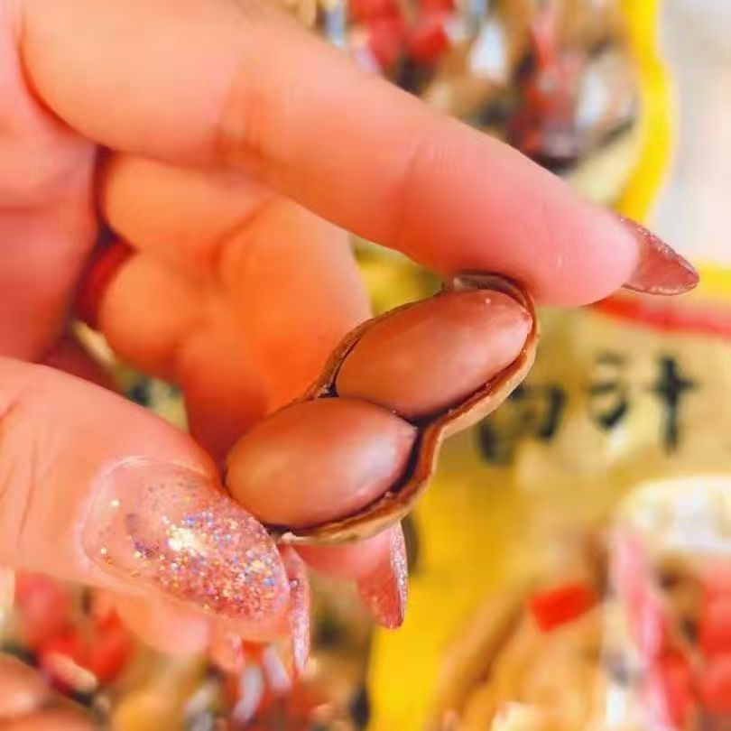 卤煮花生带壳盐水鲜花生烧烤下酒菜袋装即食大个花生真空包装