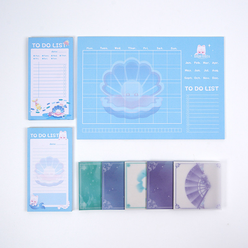 意林文创便签本套装便利贴套装加厚纸张全彩页小众高颜值