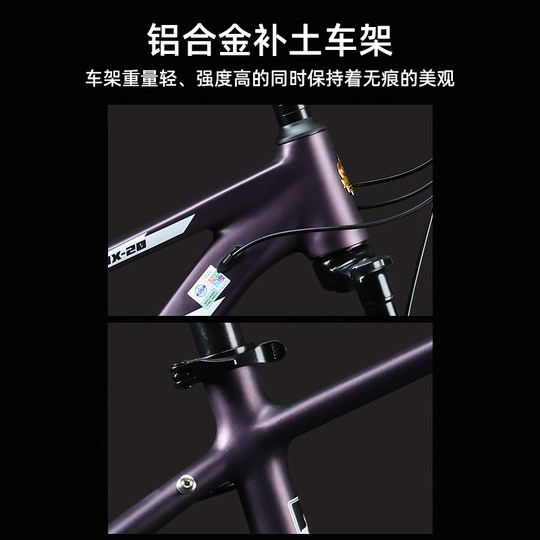 永久梦想20禧玛诺变速山地自行车成人男女款油碟单车青少年初中生