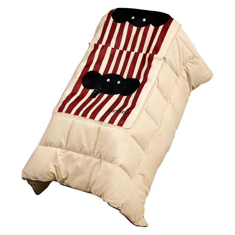 大象红色卡通抱枕被子两用可折叠车载办公室午睡枕头毯子二合一,淘宝优惠券,粉丝福利购,淘宝优惠卷