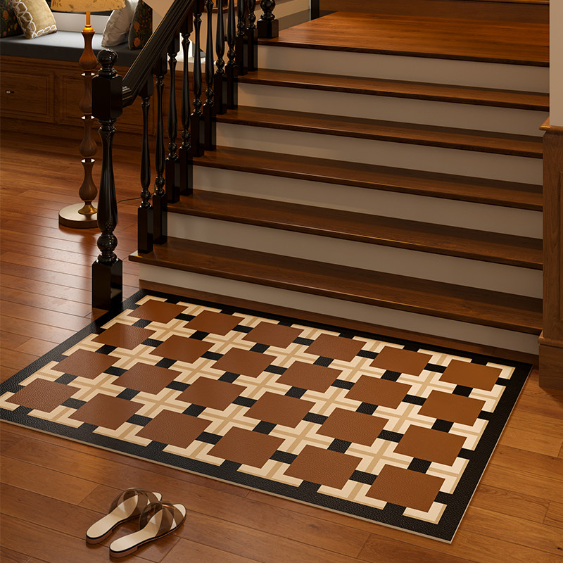 安塞里格高级感客厅地垫沙发垫玄关入户J门口脚垫耐脏免洗皮革地,淘宝优惠券,粉丝福利购,淘宝优惠卷