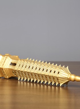 铜文昌塔13h层纯铜文昌塔摆件九层十三层塔房客厅