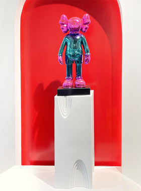 人像雕塑落地展i台服装店橱窗装饰摆台增高摆设台几何底座模特地