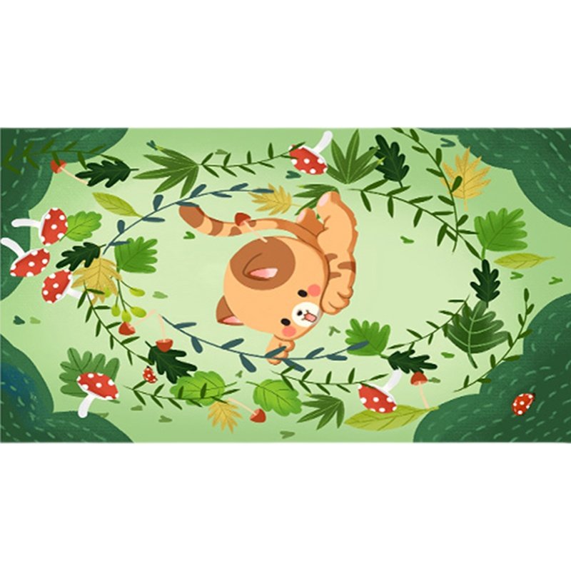 儿童卧室地毯卡通小地垫夏季可爱少女大面积垫子床前床边毯家用,淘宝优惠券,粉丝福利购,淘宝优惠卷