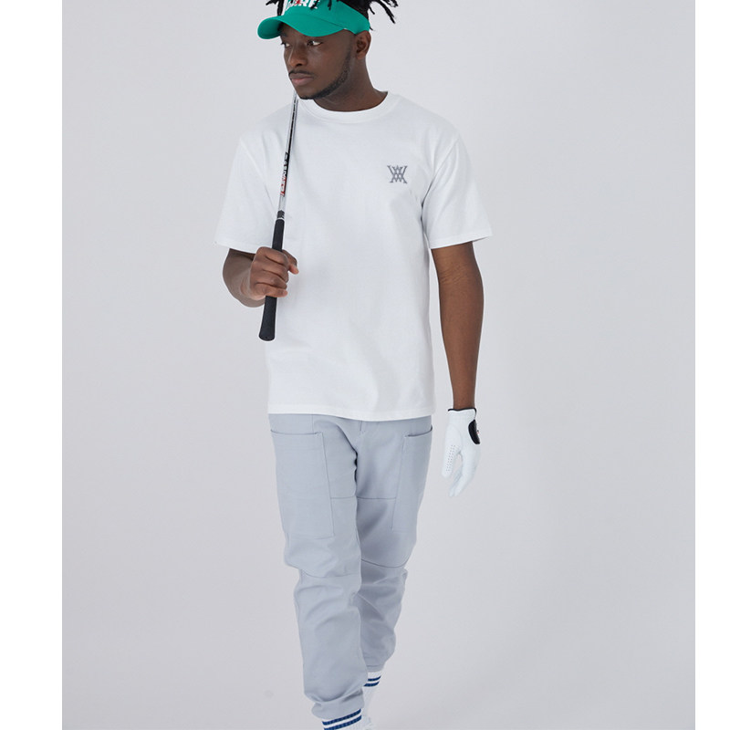 25新款ANEW高尔夫纯棉圆领球衣户外男女同款透气训练短袖T恤运动,淘宝优惠券,粉丝福利购,淘宝优惠卷