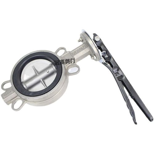 D71X-10/16P不锈钢304对夹蝶阀软密封 手柄蝶阀 法兰蝶阀DN65 80 - 图3