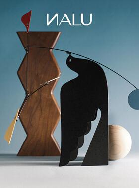 NALU那鲁夫鸟平衡摆件工艺品现代创意卧室客厅别墅样板房装饰品