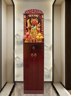 立柜财神爷家用摆件店铺公司办公室客厅文财神像武财神像关公开