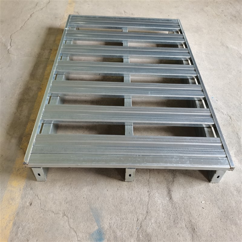 钢制堆高机铁托盘物流地牛川字托盘仓库货架防潮栈板仓储货架铁卡 - 图2