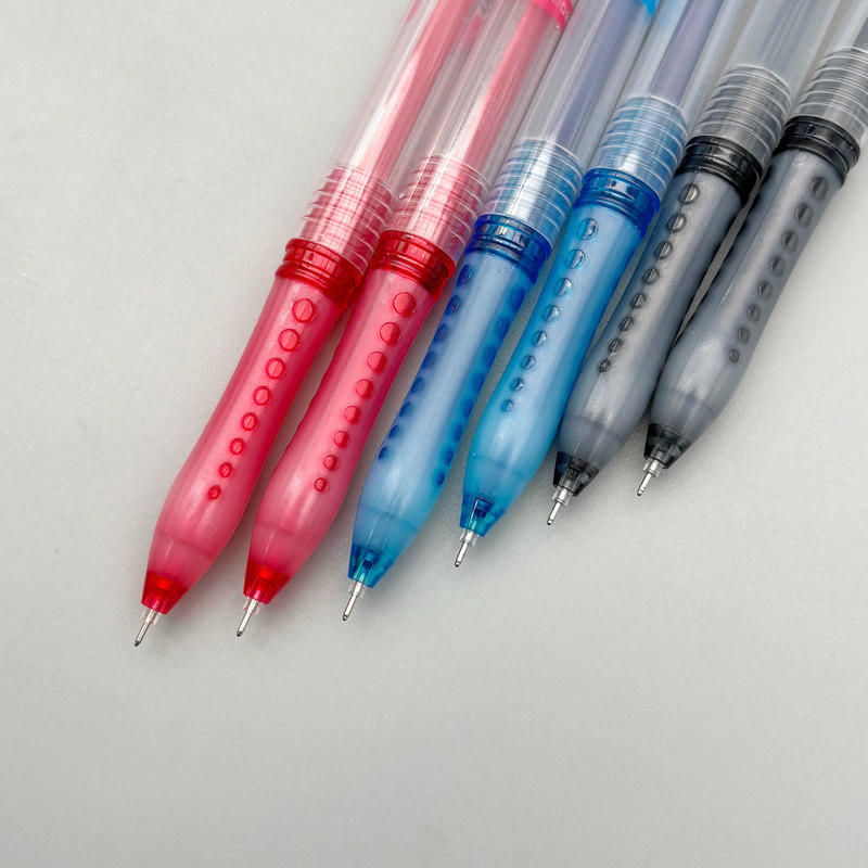 晨光SUPERGEL拔盖中性笔0.38mm全针管黑色水笔学生用考试刷题笔商务会议红蓝笔办公顺滑签字笔细笔画GP-1212,淘宝优惠券,粉丝福利购,淘宝优惠卷