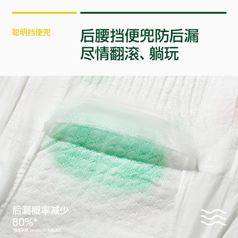 【胡可专属】Onneo昂乐软壳桑蚕丝纸尿裤婴儿超薄透气拉拉裤*4包