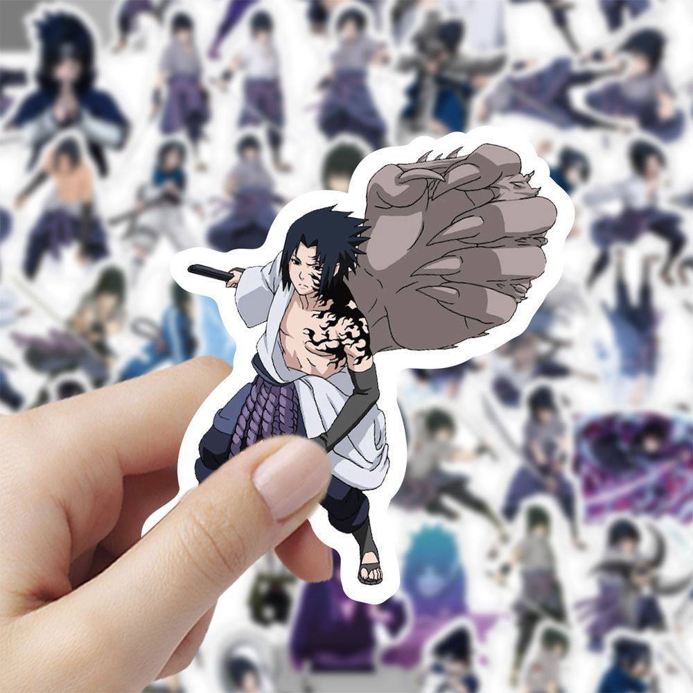 火影忍者佐助立绘贴纸二次元卡通手账手机笔记本周边防水装饰贴画,淘宝优惠券,粉丝福利购,淘宝优惠卷