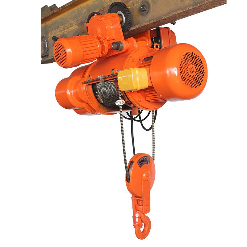 CD钢丝绳电葫芦1T2TT5T吨电动葫芦380V起重机行车钢丝绳电动葫芦 - 图1