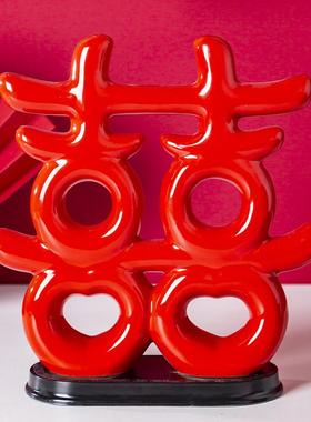 开门见喜陶瓷摆件客厅玄关柜鞋柜装饰品电视柜入户门口家居小摆设