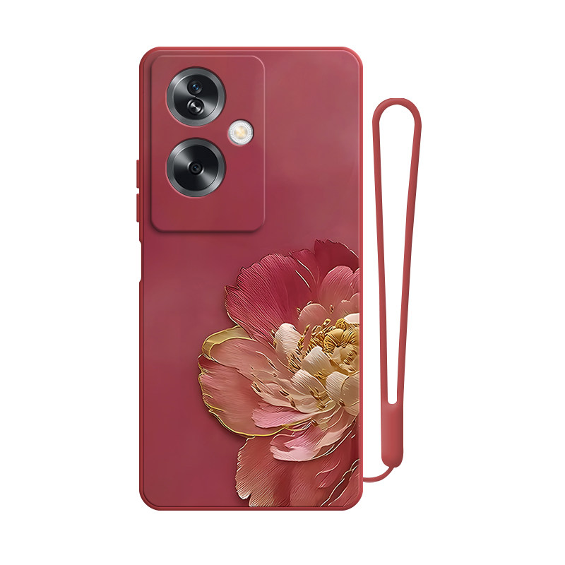 适用OPPOA79 5G手机壳CPH2557海外版a795G牡丹磨砂硅胶全包防摔opa套opopa男女oppa新款oppo外壳oppocph国际,淘宝优惠券,粉丝福利购,淘宝优惠卷