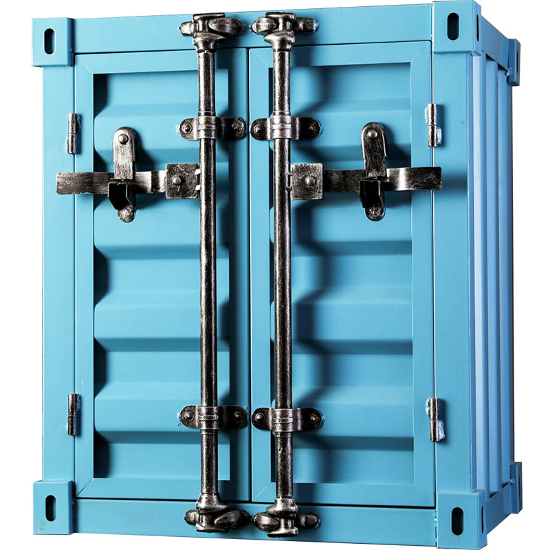 集装箱摆件工业风铁艺床头柜储物箱橱窗酒吧陈列品U服装店摄影道,淘宝优惠券,粉丝福利购,淘宝优惠卷