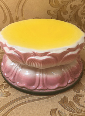 陶瓷新款创意观音座莲花座底座供奉佛像垫佛台礼家佛具加高垫摆件