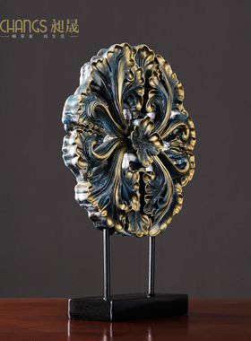 富贵雕新房电视柜两边装饰欧式客厅样品房软装饰品酒柜摆设