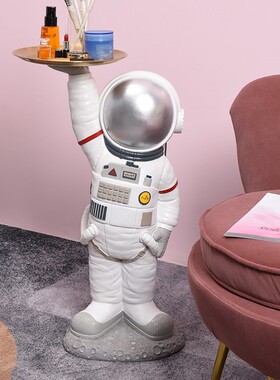 客厅电视柜沙发旁宇航员大型落地摆件乔迁新居礼品迎宾软装饰品