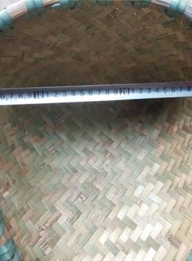 手工竹编撮箕收纳织家用篮