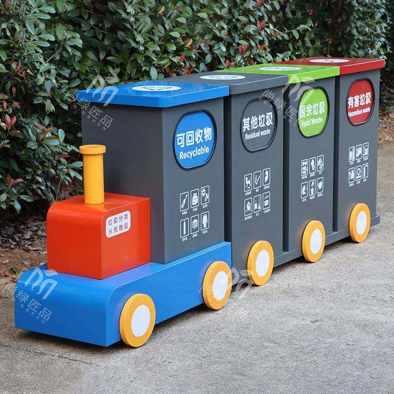 户外四分类果皮箱个性化垃圾箱商场小区学校道路不锈钢环卫垃圾箱,淘宝优惠券,粉丝福利购,淘宝优惠卷