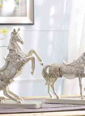 装饰品摆件马酒柜玄关客厅办公室礼物家里乔迁新居家居工艺品招财