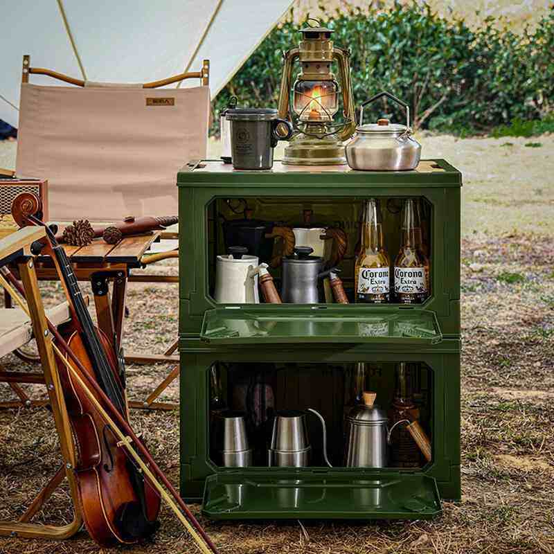 户外露营折叠收纳箱车载储物箱后备箱木盖侧开整理箱野营便携装备,淘宝优惠券,粉丝福利购,淘宝优惠卷