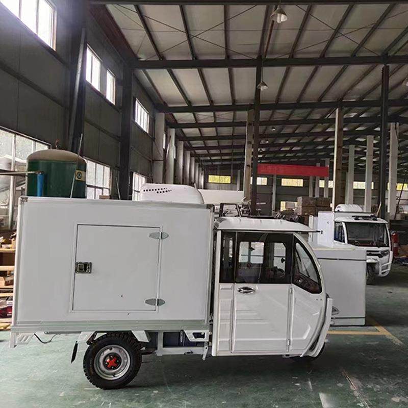 电动冷藏车四轮电动冷冻车四轮电动雪糕配送车油电混合绿通冷链车,淘宝优惠券,粉丝福利购,淘宝优惠卷