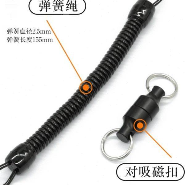 路亚钓鱼多用途磁铁强磁力挂扣伸缩失手绳强磁扣对吸快拔登山扣子,淘宝优惠券,粉丝福利购,淘宝优惠卷