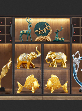 2023新款家居客厅酒柜电视柜装饰品摆件玄关桌面乔迁新居轻奢