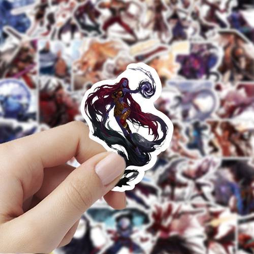 180张DNF角色立绘贴纸卡通游戏周边桌面手机手账装饰diy贴画防水 - 图3