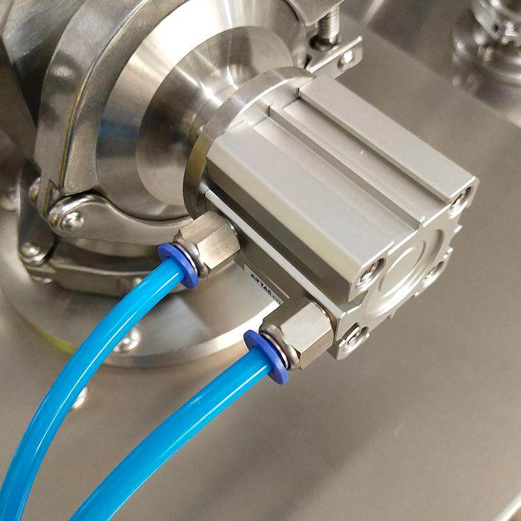 Vertical pneumatic filling machine semi-automatic paste filling machine lotion cream cosmetics quantitative dispensing machine stainless steel