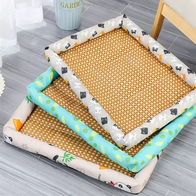 夏天凉席狗窝猫窝夏季狗狗窝宠物用品泰迪小型犬狗床垫子四季通用,淘宝优惠券,粉丝福利购,淘宝优惠卷