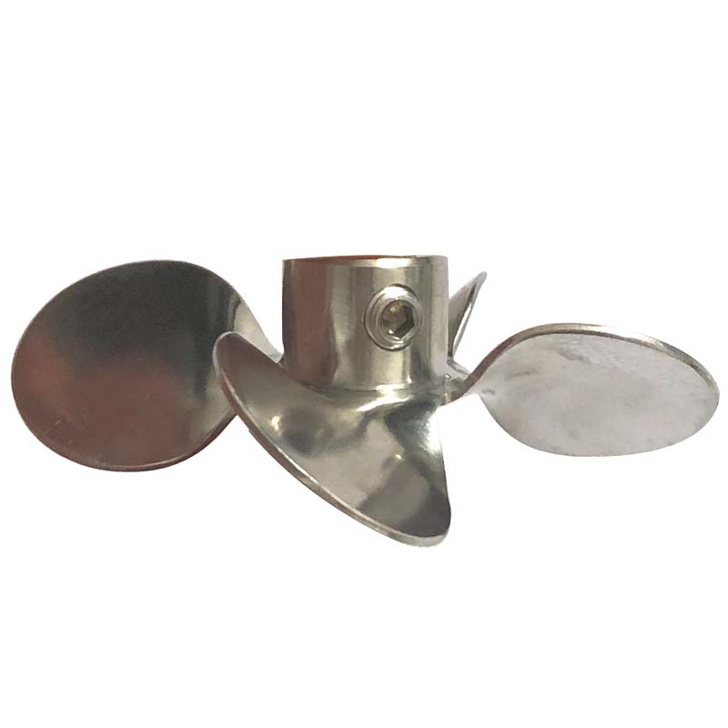 304不锈钢搅拌四叶片非标定做搅拌机叶轮实验室螺旋推进分散桨 - 图0
