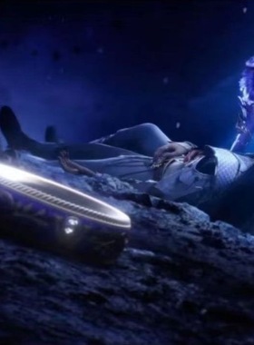 神印王座龙皓晨圣采儿戒指定情信物勿忘我空间动漫饰品【现货】