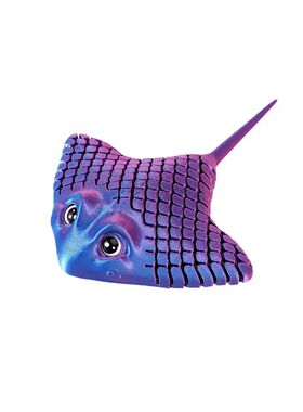 3D打印翅膀鱼生日礼物儿童玩具