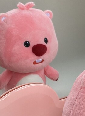 loopy小海狸包包挂件女生可爱露比钥匙扣毛绒公仔装饰摆件挂饰