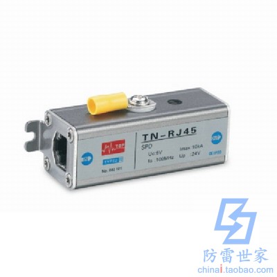 中鹏TOP信号系列网络宽带单口TN-RJ45-E100浪涌保护器SPD,可议价 - 图2
