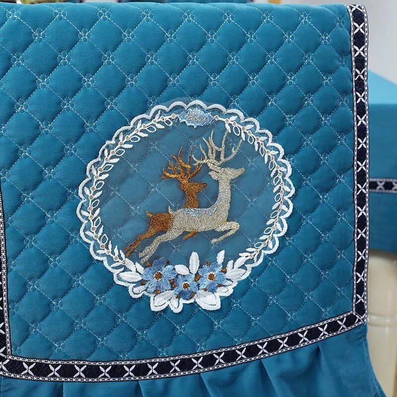 加厚连体椅套高档餐桌布椅子套罩一体家用餐桌椅子套防滑坐垫套装,淘宝优惠券,粉丝福利购,淘宝优惠卷