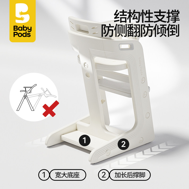 babypods宝宝餐椅新款儿童成长椅家用婴儿饭桌餐桌吃饭多功能座椅,淘宝优惠券,粉丝福利购,淘宝优惠卷
