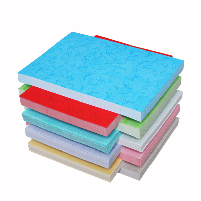 180克A4 A3++平面皮纹纸100张装订封皮标书仿封面纸竹叶纹手工纸 - 图3