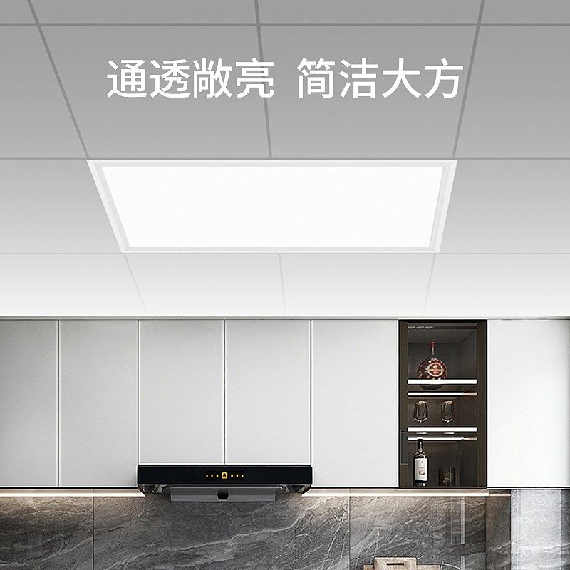 集成吊顶 led灯300x300x600铝扣板厨房卫生间灯嵌入式30x60平板灯,淘宝优惠券,粉丝福利购,淘宝优惠卷