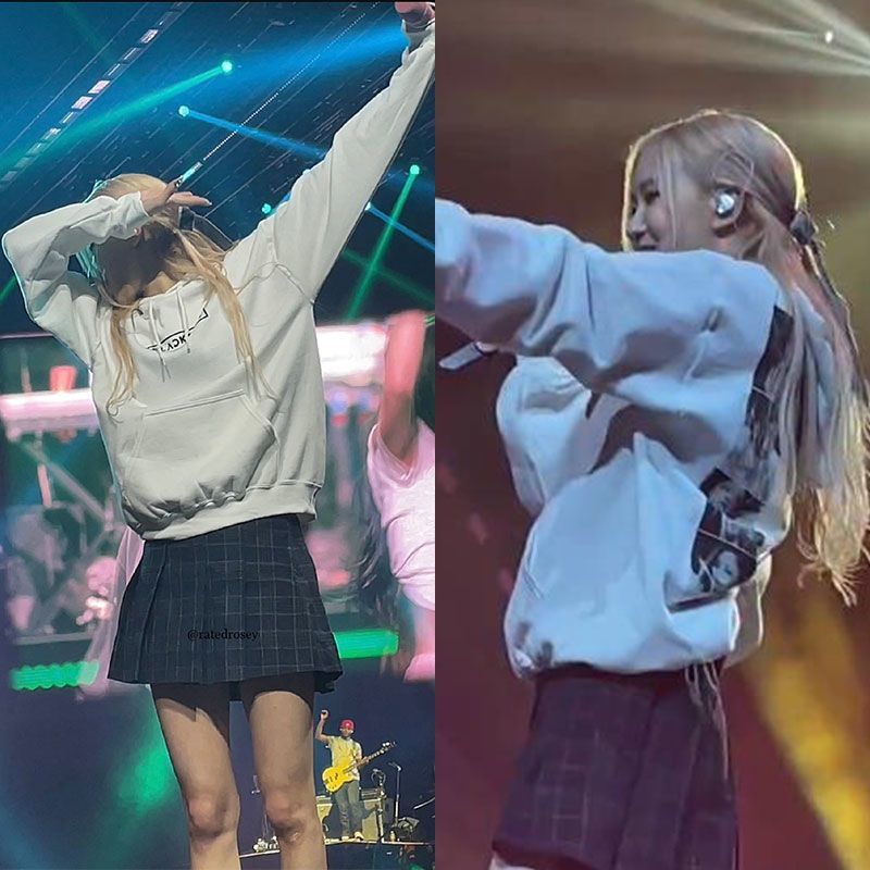 blackpink演唱会世巡北美BORN PINK金智秀妮lisa朴彩英同款卫衣服-图3