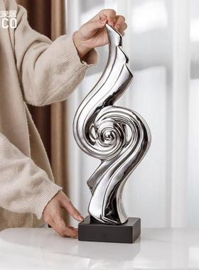 轻奢高档玄关桌面摆件家居装饰品创意摆设高级感客厅电视柜艺术品