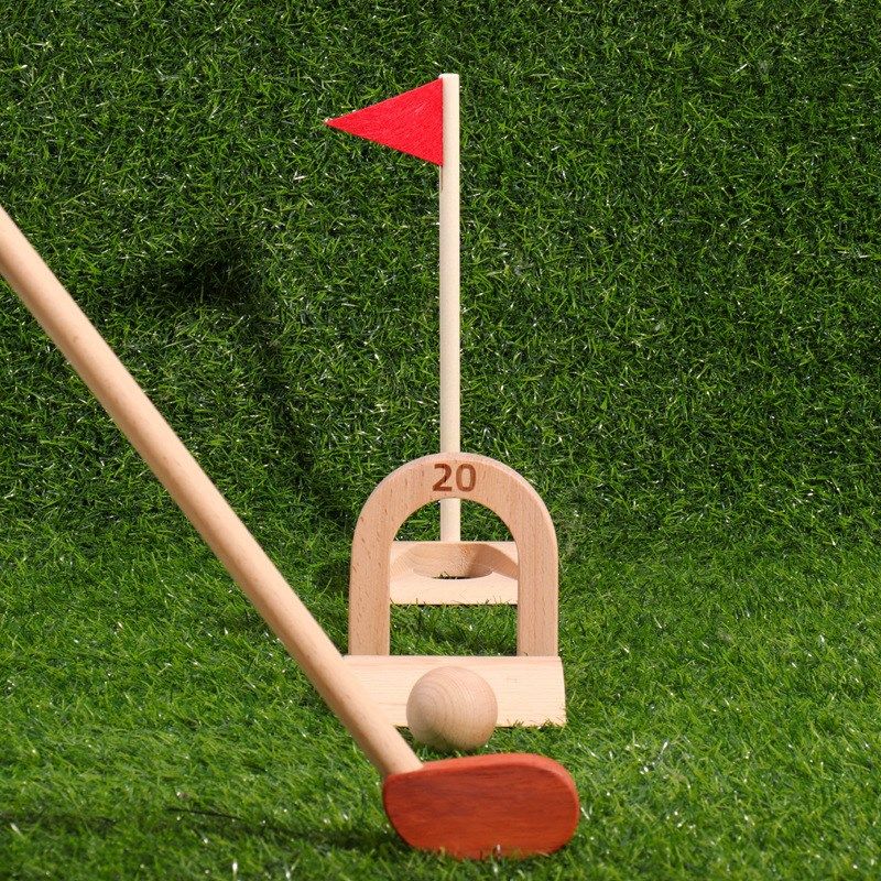 儿童木制端尔夫球木质装室内宝宝健身益智亲子游戏室外,淘宝优惠券,粉丝福利购,淘宝优惠卷