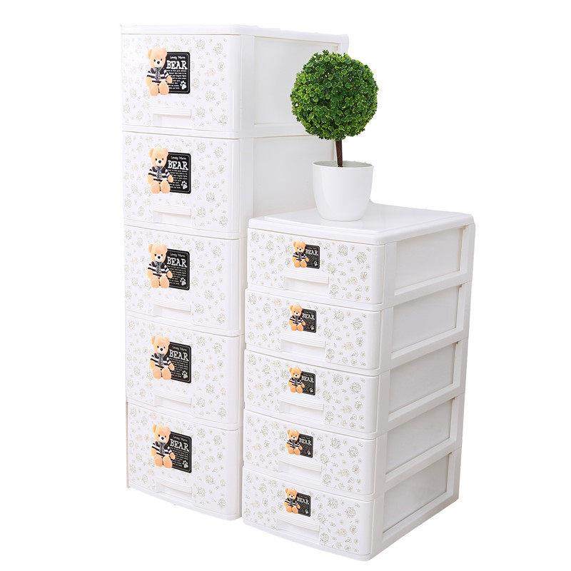 抽屉式收纳柜化妆品收纳箱塑料柜子储物柜桌面抽屉内衣收纳盒,淘宝优惠券,粉丝福利购,淘宝优惠卷