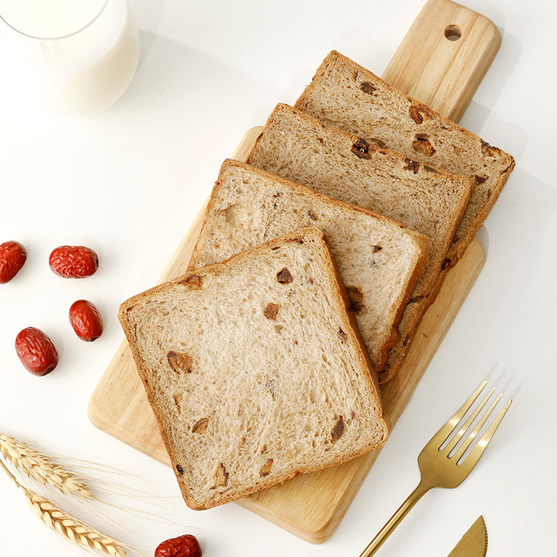 舌里红枣黑麦全麦面包低脂粗粮代餐饱腹零食品营养早餐营养速食,淘宝优惠券,粉丝福利购,淘宝优惠卷