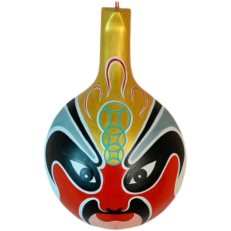 马勺京剧脸谱装饰挂件生旦净末丑民间手工艺品客厅餐厅墙面装饰画 - 图3