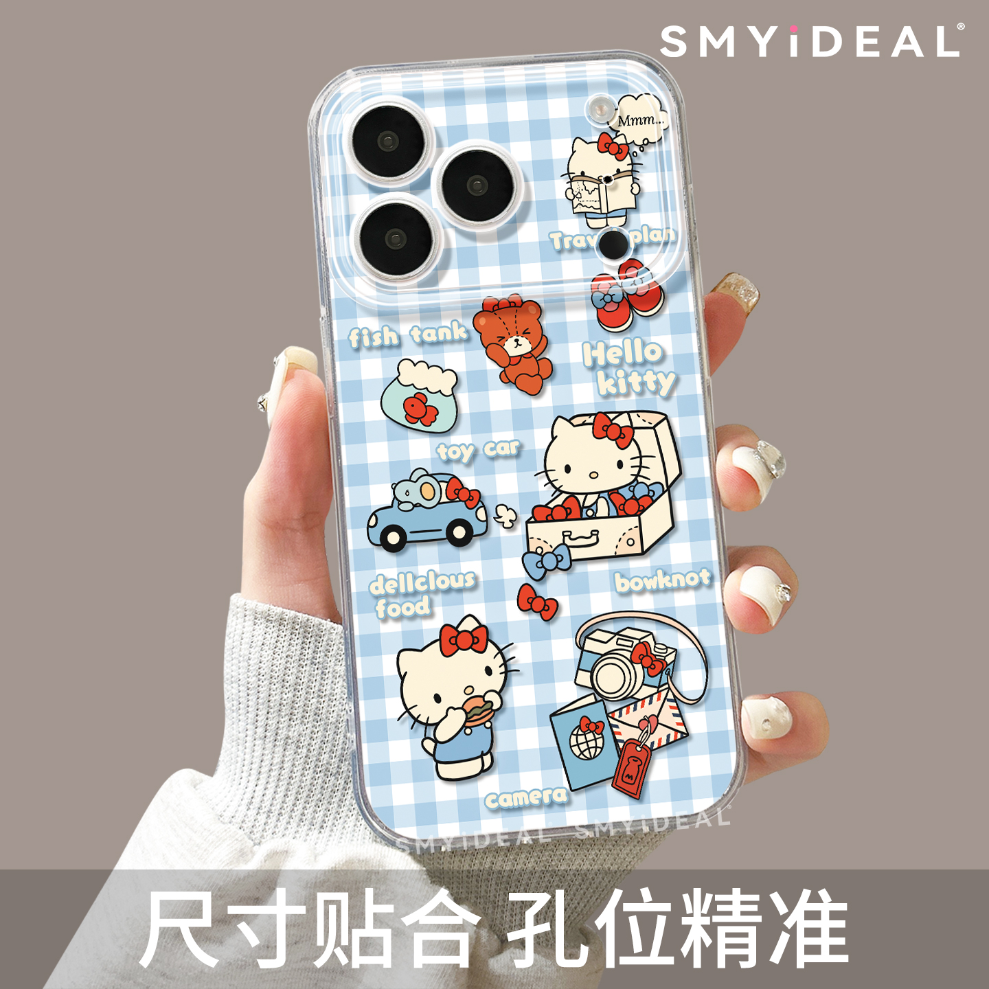 小熊kt猫适用iphone17手机壳苹果17promax新款2025高级感16pro外壳的11网红爆款ip15超好看镜头13全包12透明 - 图2