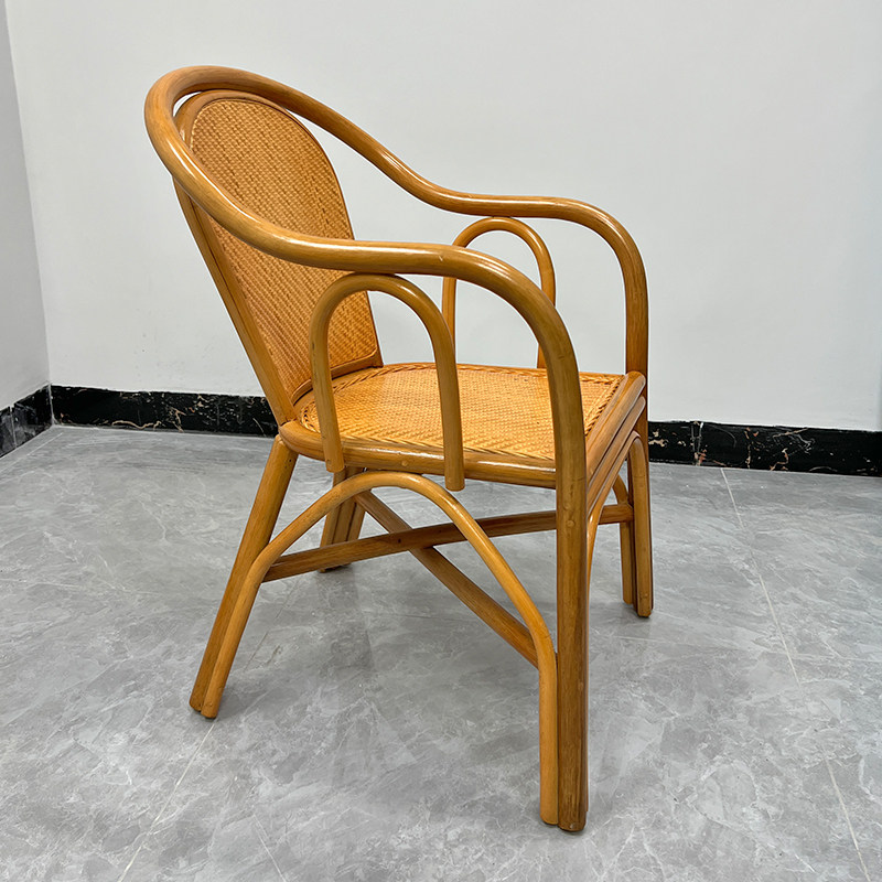 家用天然真藤藤编靠背椅阳台桌椅老人椅滕椅客厅藤椅三件套藤条椅,淘宝优惠券,粉丝福利购,淘宝优惠卷